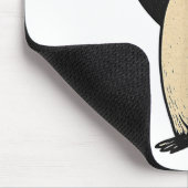 Funny Penguin Resist Coole Pinguine Vintag Protest Mousepad (Ecke)