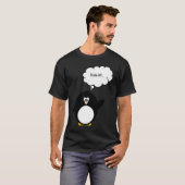 Funny Penguin Rude AF Cute Penguin T-Shirt (Vorne ganz)