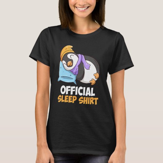 Funny Penguin Sleep Shirt (Vorderseite)
