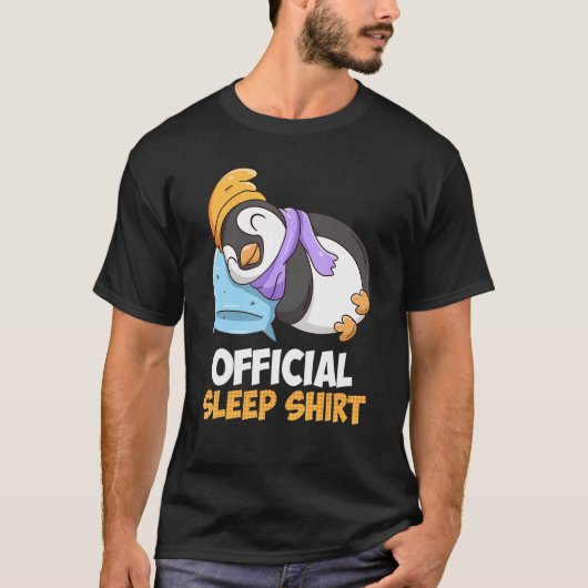 Funny Penguin Sleep Shirt (Vorderseite)