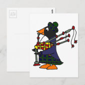 Funny Penguin Spielen für Klettersteige Postkarte (Vorne/Hinten)