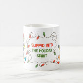 Funny Penguin Stuck in Lights Mug Kaffeetasse (Mittel)