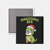 Funny Penguin T-rex Costume Christmas Kids Boys  Magnet (Vorderseite/Rückseite)