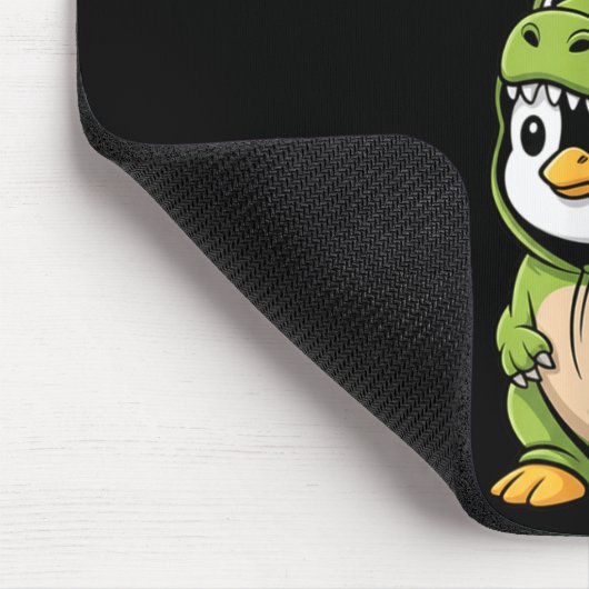 Funny Penguin T-rex Costume Christmas Kids Boys  Mousepad (Ecke)