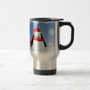 Funny Penguin Weihnachten Weihnachten Reisebecher