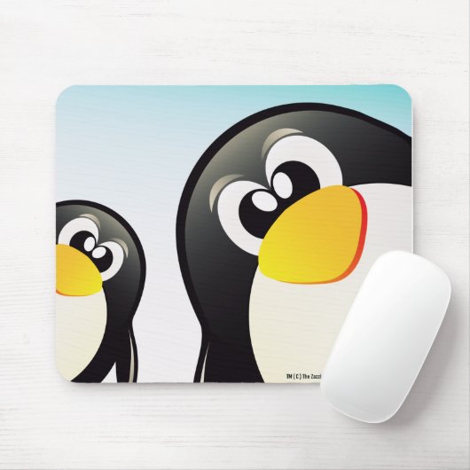 "Funny Penguins" Mousepad (Mit Mouse)