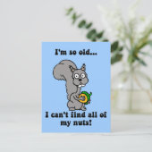 Funny Pensionation Postkarte (Stehend Vorderseite)