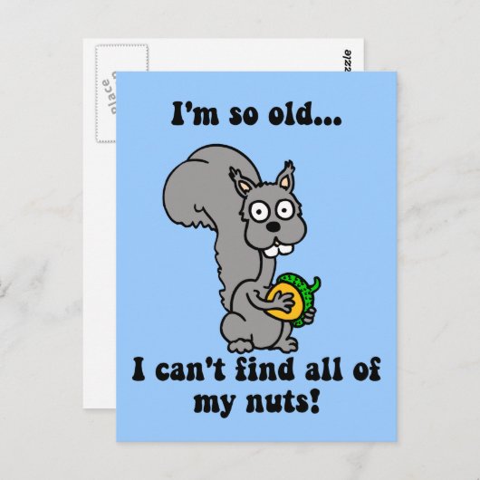 Funny Pensionation Postkarte (Vorne/Hinten)