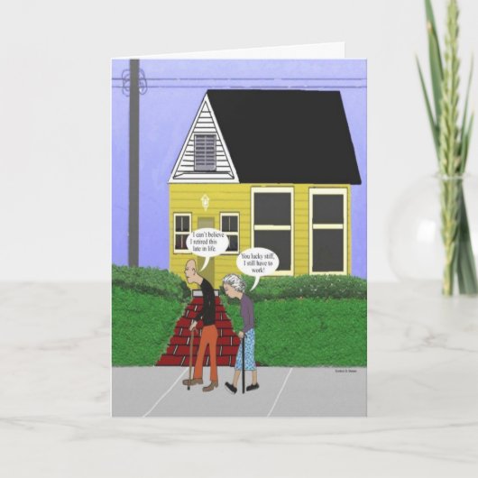 Funny Pensioncard Karte (Vorderseite)