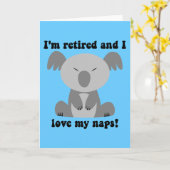 Funny pensioniert Spaß Karte (Gelbe Blume)