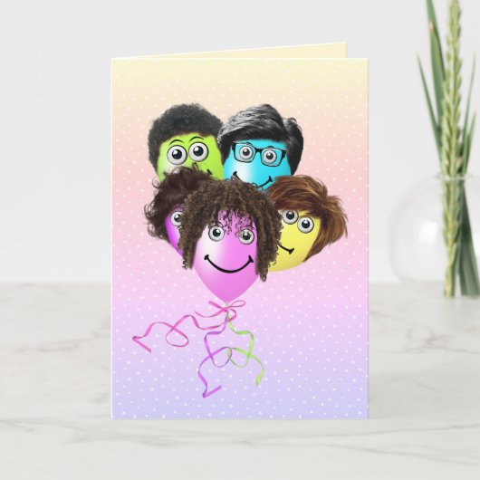 Funny People Balloons von der Fraktion Karte (Vorderseite)