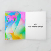 Funny People Balloons werden gut Karte (Innenseite)