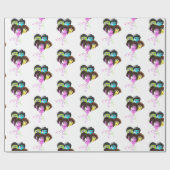 Funny People Birthday Balloon Group Geschenkpapier (Flach)