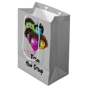 Funny People Birthday Balloons Mittlere Geschenktüte