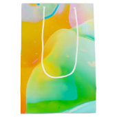 Funny People Birthday Balloons Mittlere Geschenktüte (Rückseite)