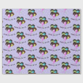 Funny People Birthday Balloons on Doons Geschenkpapier (Flach)