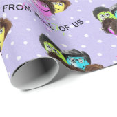 Funny People Birthday Balloons on Doons Geschenkpapier (Rolleneckpunkt)