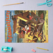 Funny People Chicken Cid Pig Decoupage Seidenpapier (Basteln)