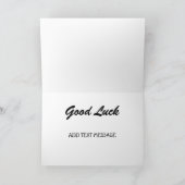 Funny People Viel Glück-Card Karte (Innenseite)