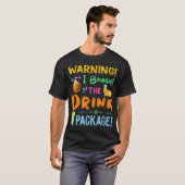 Funny People warnen, dass ich das Drink Paket geka T-Shirt (Vorne ganz)