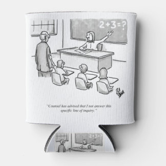 Funny Percenters Classroom Lawyer Cartoon Spaß Dosenkühler