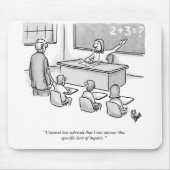 Funny Percenters Classroom Lawyer Cartoon Spaß Mousepad (Vorne)
