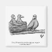 Funny Percenters Empty Nester Parenting Spaß Magnet (Vorne)