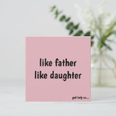 Funny Perfect für Geburtstage & Vatertag Feiertagskarte (Stehend Vorderseite)