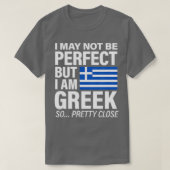 Funny Perfect Greece Flag Design I Liebe Griechenl T-Shirt (Design vorne)
