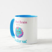Funny Peri Brain Tasse - ich würde eher nicht (Vorderseite Links)