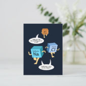 Funny Periodic Table Chemistry Gag Postkarte (Stehend Vorderseite)