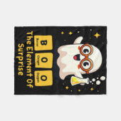Funny Periodic Table Chemistry Ghost Nerd Boo Hall Fleecedecke (Vorderseite (Horizontal))
