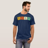 Funny Periodic Table Elements Cool Chemistry T-Shirt (Vorne ganz)