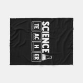 Funny Periodic Table Science Teacher Nerd C Fleecedecke (Vorderseite (Horizontal))