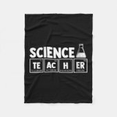Funny Periodic Table Science Teacher Nerd C Fleecedecke (Vorderseite)