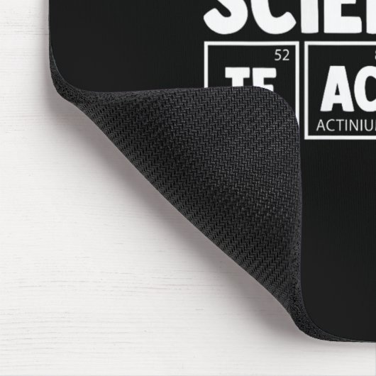 Funny Periodic Table Science Teacher Nerd C Mousepad (Ecke)