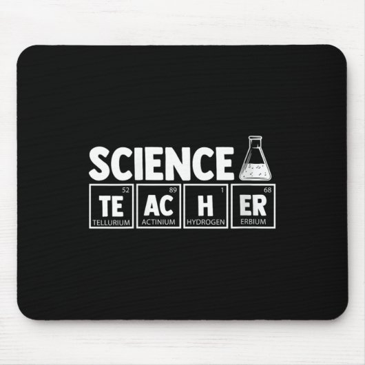 Funny Periodic Table Science Teacher Nerd C Mousepad (Vorne)