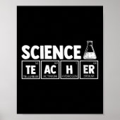 Funny Periodic Table Science Teacher Nerd C Poster (Vorne)