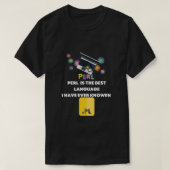 Funny PERLs Users Developer Gift JAVA IST DAS BEST T-Shirt (Design vorne)