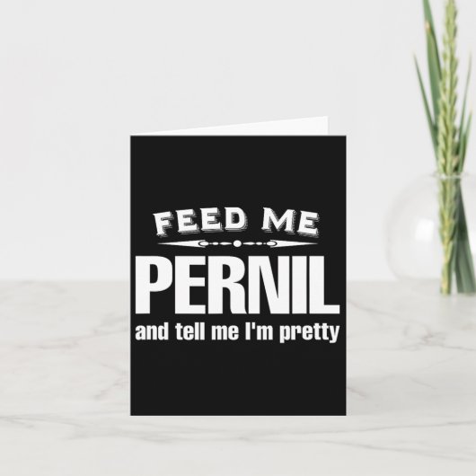 Funny Pernil Lover Meat Karte (Vorderseite)