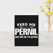 Funny Pernil Lover Meat Karte (Gelbe Blume)
