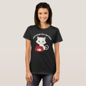 Funny Personal cat Servant Funny Black Cat lover m T-Shirt (Vorne ganz)
