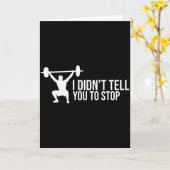 Funny Personal Trainer Saying Gift Gym Coach Train Karte (Gelbe Blume)