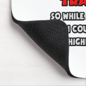 Funny Personal Trainer .. Sehr unwahrscheinlich Mousepad (Ecke)