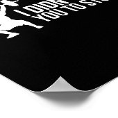 Funny Personal Trainer Sprichwort Gymnastikbahn Poster (Ecke)