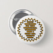 Funny Personal Trainer ... Weil ich das gesagt hab Button (Vorne & Hinten)