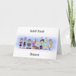 Funny Personalised Leaving Karte