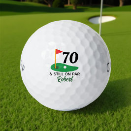 Funny Personalisiert 70. Geburtstagsgeschenk für G Golfball