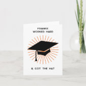 Funny Personalisiert Abschluss Ankündigung (Vorderseite)