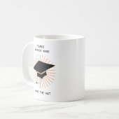 Funny Personalisiert Abschluss Kaffeetasse (Vorderseite Links)